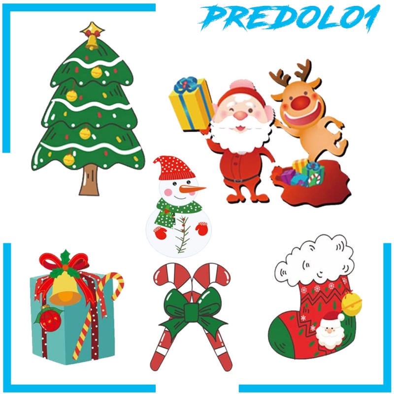 [PREDOLO1] Christmas Yard Signs Stakes Decorations Outdoor Garden Signs for Christmas