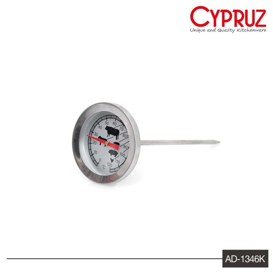 CYPRUZ pengukur Suhu Makanan Thermometer Daging AD 1346