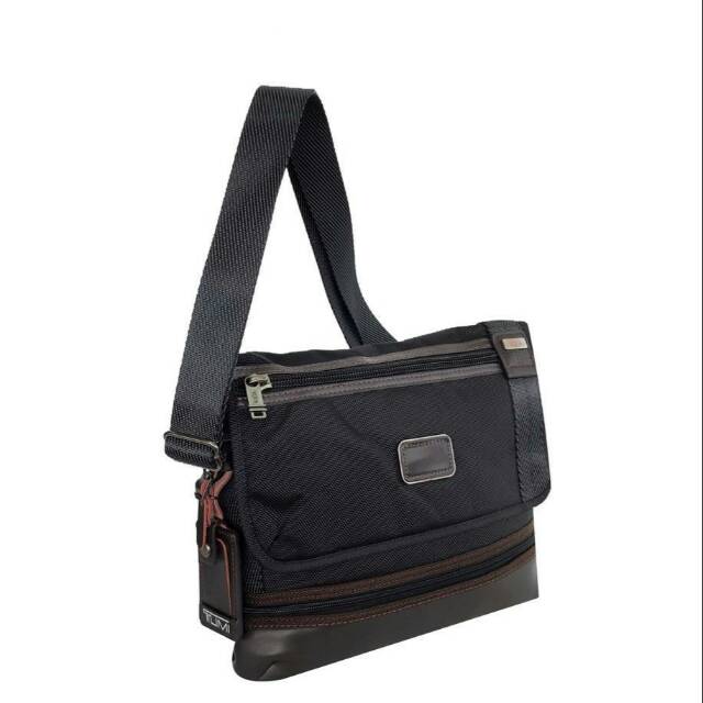 Tumi Men Alpha Bravo Beale Crossbody tas selempang slingbag kerja