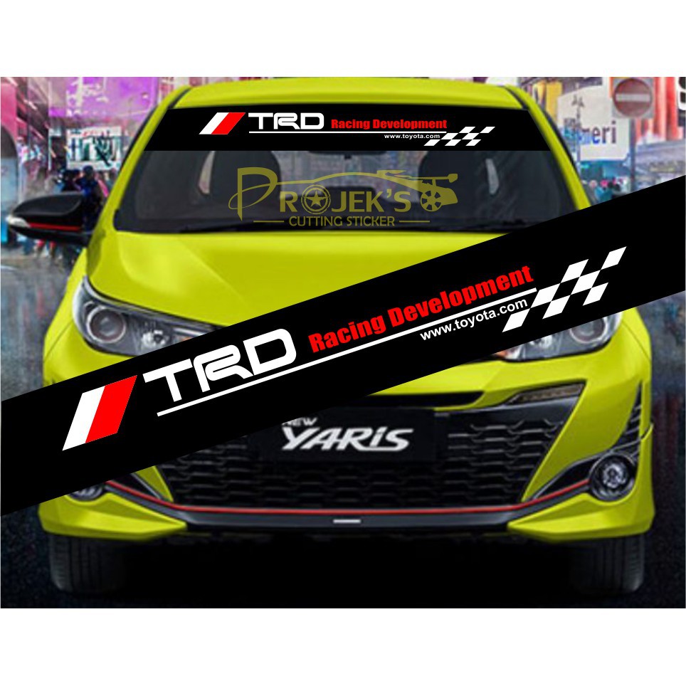 TERMURAH Cutting Sticker Mobil Stiker Kaca Depan TRD DEVELOPMENT Dunia Printing Shopee Indonesia TERMURAH Cutting Sticker Mobil Stiker Kaca Depan TRD DEVELOPMENT Dunia Printing Shopee Indonesia