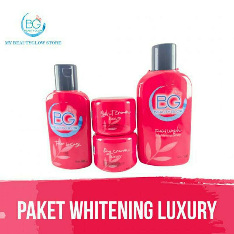 Skincare BG Beauty Glow ( Paket Whitening Luxury )