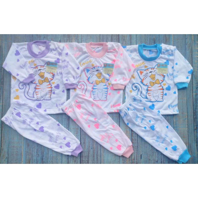 SETELAN BAJU PANJANG BAYI 6-18 BULAN BABY GIRLS