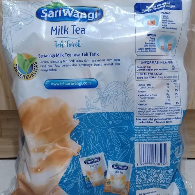 Jual Teh Bubuk Sari Wangi Milk Tea Teh Tarik Teh Susu 3 In 1 Isi 30 X 35gram Dijamin Halal 5922