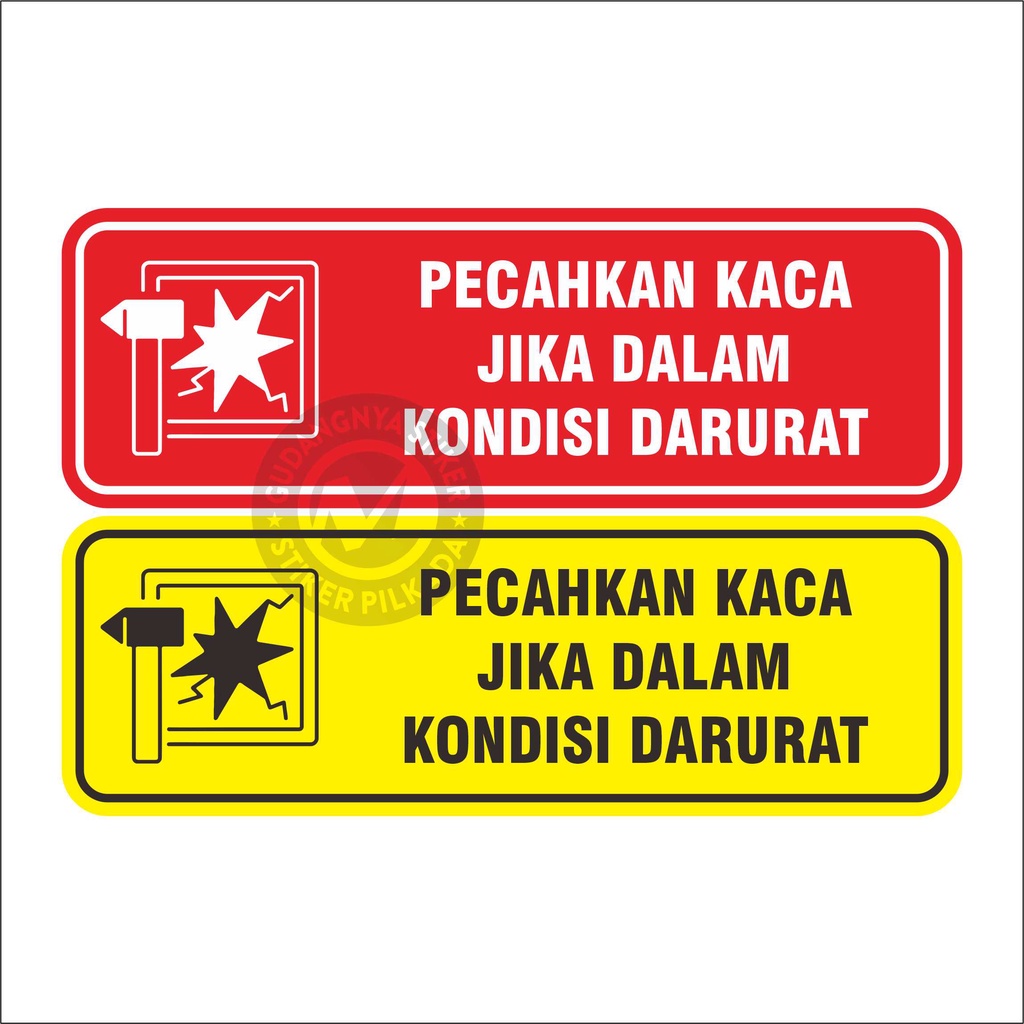 

STIKER VINYL PECAHKAN KACA DALAM KONDISI DARURAT ( DIJUAL SATUAN )