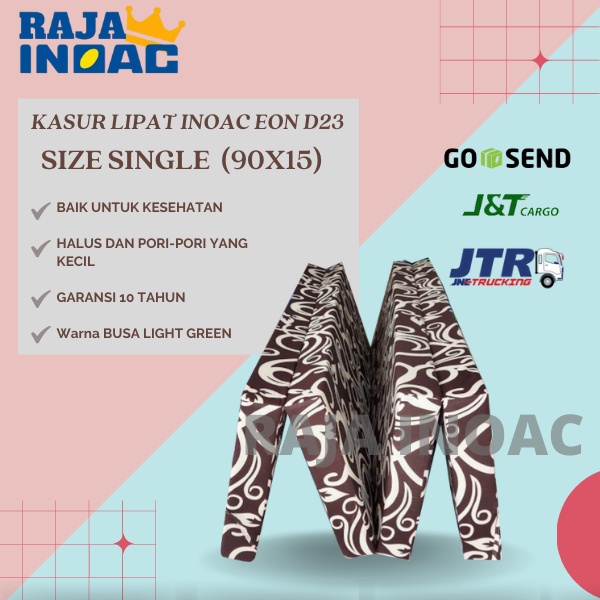 KASUR BUSA LIPAT INOAC EON D23 90X15 ORIGINAL INOAC GARANSI 10 TAHUN - RAJAINOAC