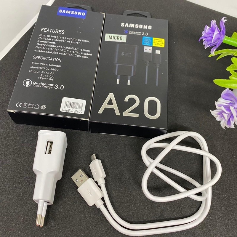 PROMO CHARGER SAMSUNG ORI FAST A20 MICRO TYPE C