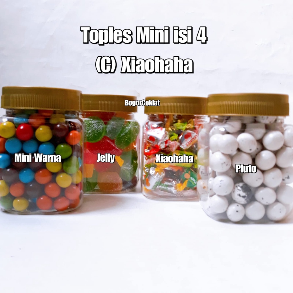 

Toples Mini Coklat Isi 4 (C) isi Mini warna, Jelly, Xiaohaha, Pluto