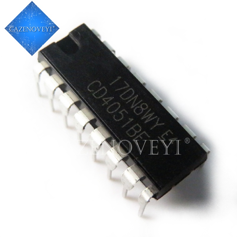 10pcs Ic Cd4051Be Cd4052Be Cd4051 Dip-16