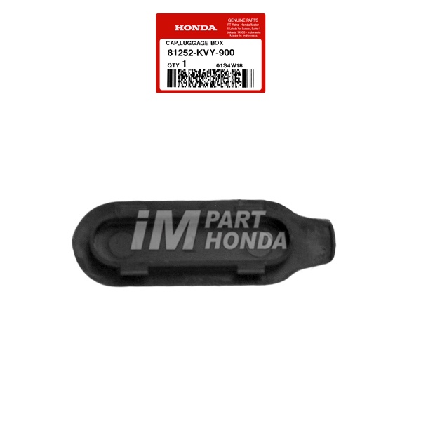 81252-KVY-900 Cap Luggage Tutup Box Bagasi Beat Karbu JKT
