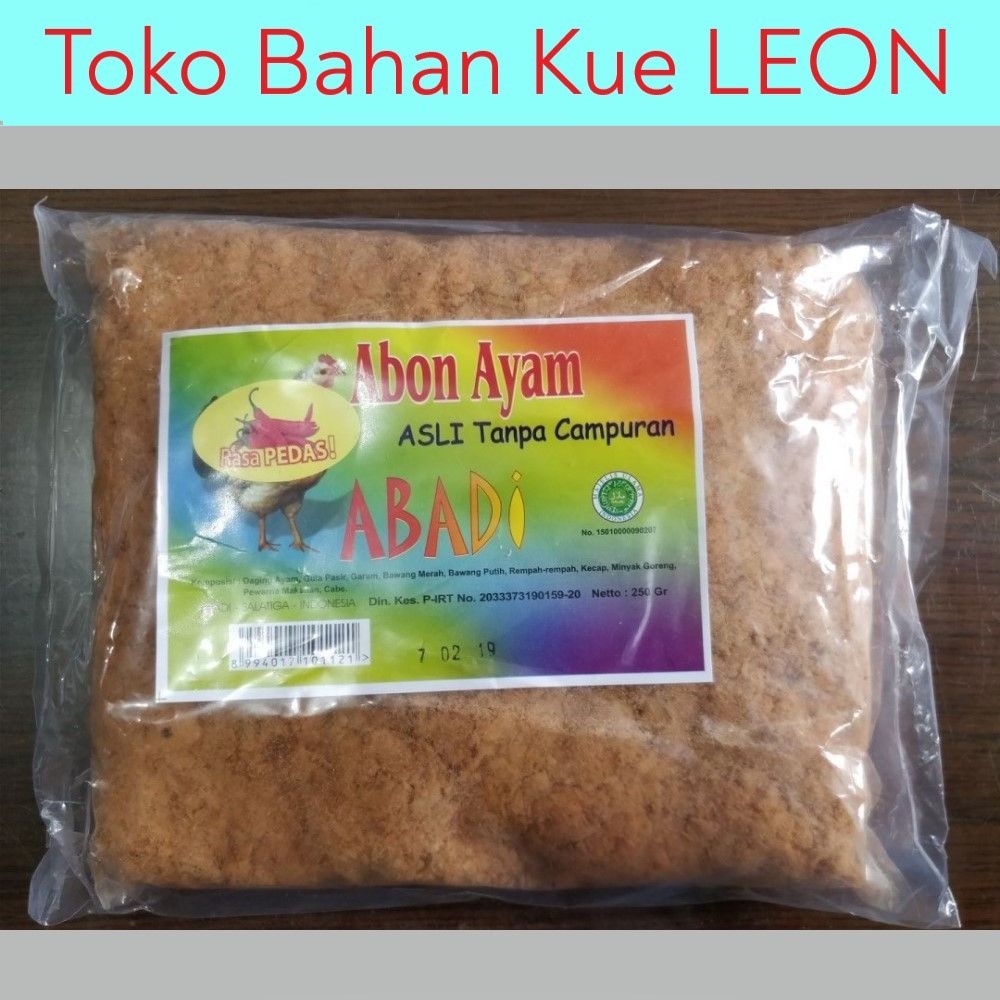 

Abadi Abon Ayam PEDAS 1 KG