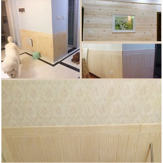 MG 511 COD Wallpaper Dinding Foam 3D Kecil Motif Kayu / walpaper dinding Foam 50gr-2