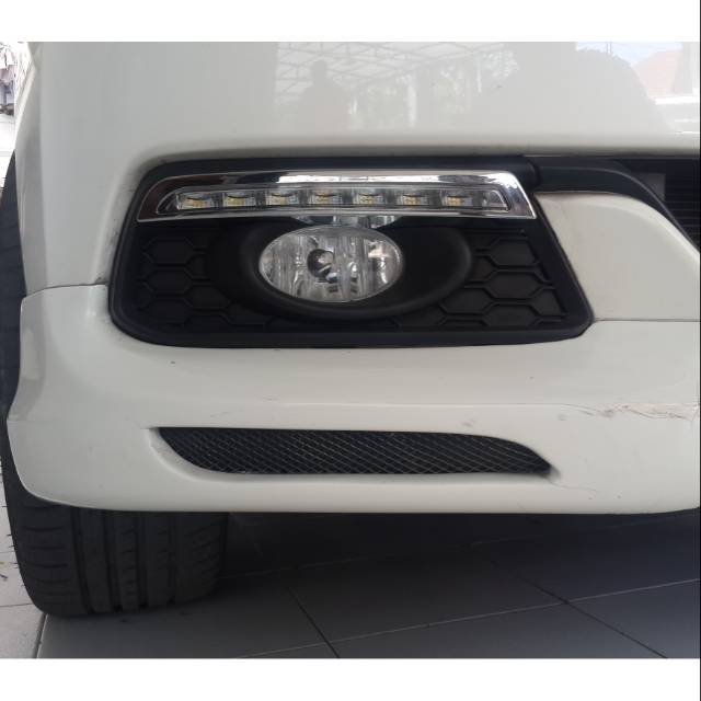 Lampu DRL LED Honda Mobilio Daytime Running Light Cover Fog Lamp Depan Head Light