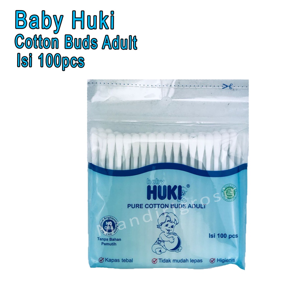 Cotton Buds Adult *Baby Huki * Korek Kuping * CI0010 100pcs