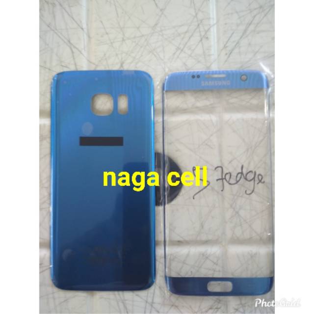 SAMSUNG S7 EDGE G935F ORIGINAL BACKDOOR PLUS KACA LCD ORIGINAL NEW
