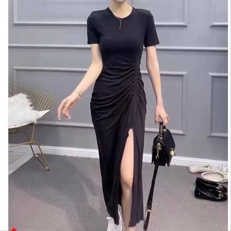 Korean Long dress / Gaun terusan panjang / Dress Bodycon Elegan DB1 (2688)