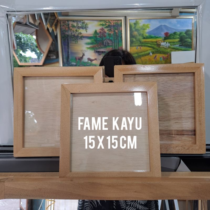 Jual Frame Kayu / Pigura Kayu / Bingkai Foto | Shopee Indonesia