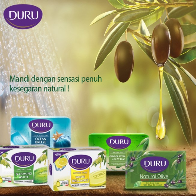 DURU Sabun Zaitun/Sabun Arab/Sabun Hijau/Oleh-oleh Haji  90gr