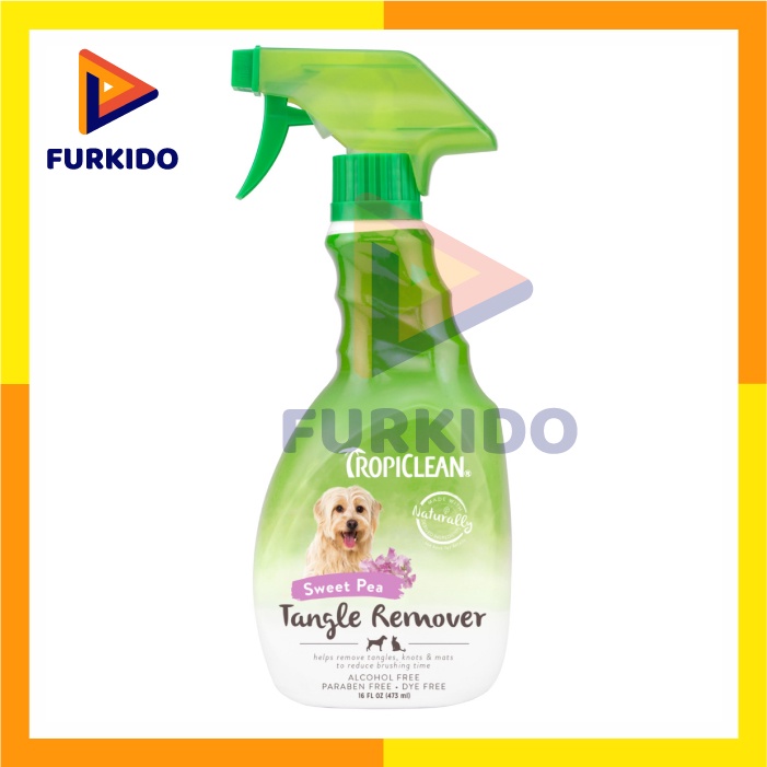 Tropiclean Tangle Remover 16 Oz - Penghilang Bulu Kusut