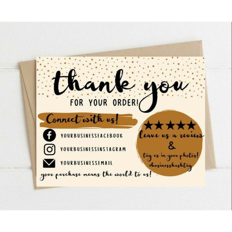 

stiker packing aesthetic dan thank you card aesthetic |aesthetic|cute|custom|gived