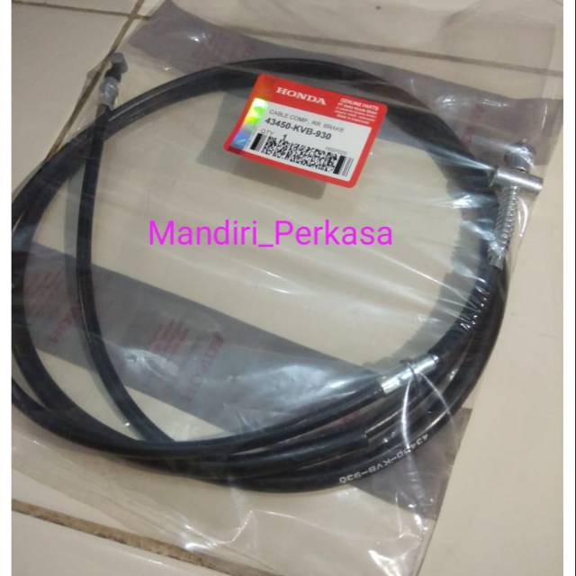 Kabel Tali Rem Brake Belakang Honda Matic New Fi Esp Non CBS Beat POP Street Series Vario 110 125