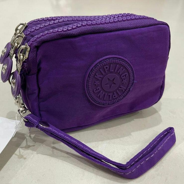 WTP.14Jl22ᴺ | Dompet koin / Dompet kecil kipling 3 Zipper import