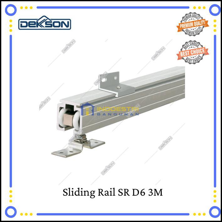 Produk Terbaik - Sliding Rail Dekkson D6 / Rel Pintu Sliding Dekkson D6 (3 M)