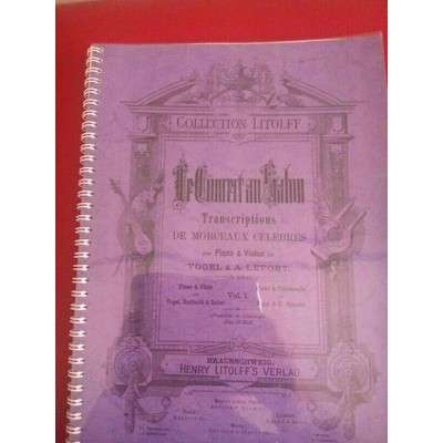 3 buku jadi 1 collection litolff duet piano biola/flute/cello expert