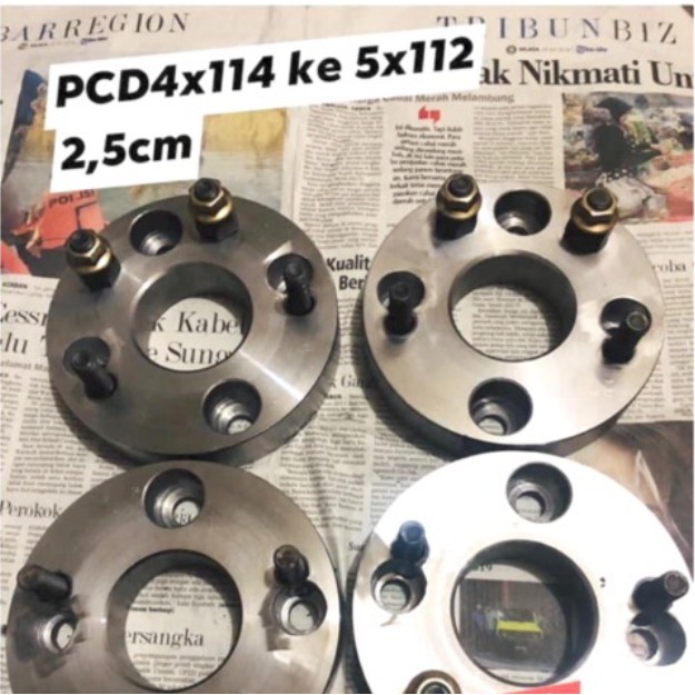 Adaptor Velg Mobil Pcd 4 114 Keluar 5 112 Kijang Avanza Livina Keluar 5 112 Mercy 2cm 3cm Ketebalan Shopee Indonesia