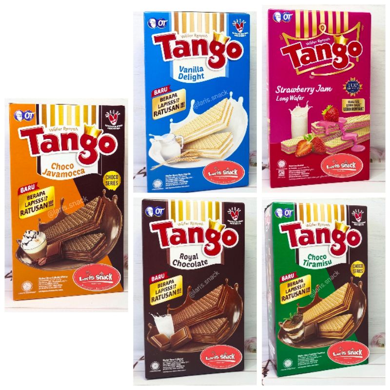 

Biskuit Wafer Tango All Variant 5gr (isi 20)