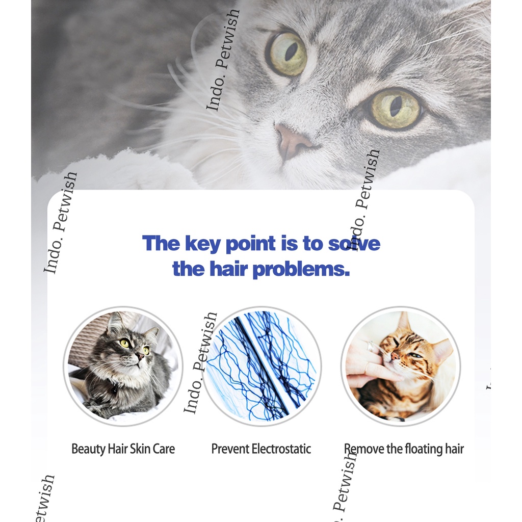 Petwish Shampo Kucing 500ML - British Shorthair, Blue Cat - Cat Shampoo