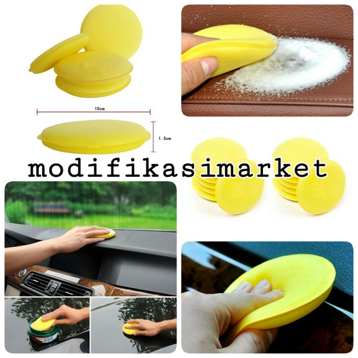 SPONGE APPLICATOR WAX PAD IMPORT Busa Poles Waxing Mobil Motor