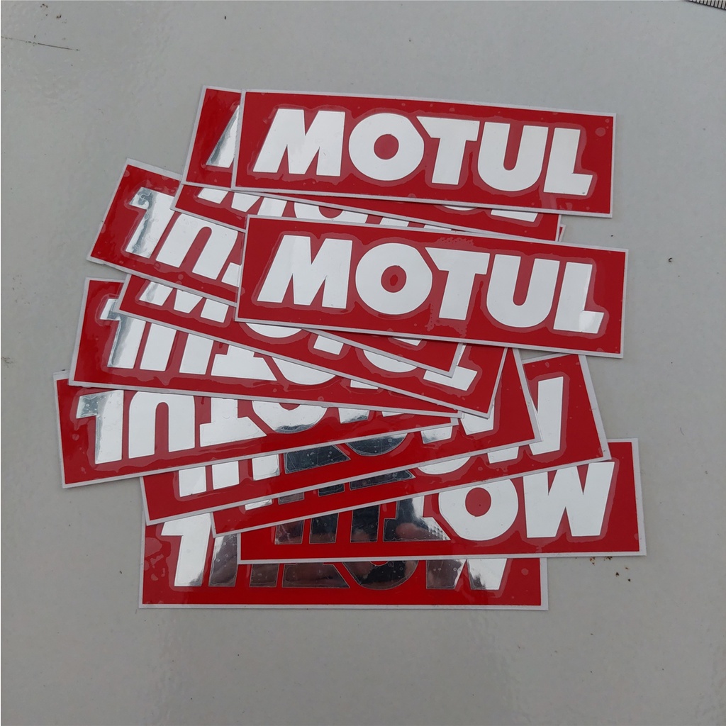 STICKER STIKER CUTTING MOTUL CROM