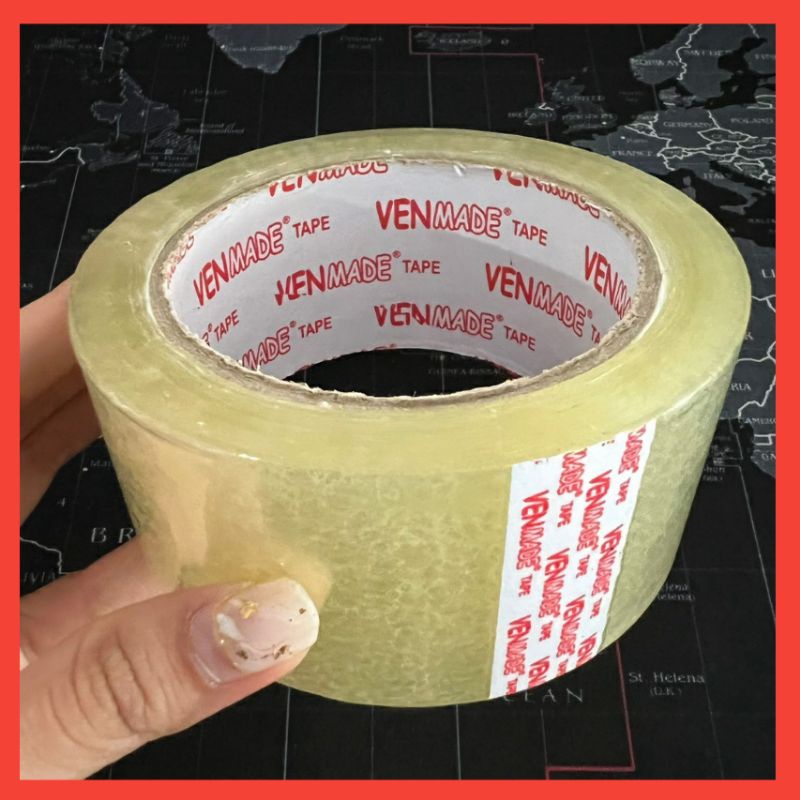 

LAKBAN BENING 2 INCH 48MM X 100Y / ROLL KUALITAS MERK VENMADE