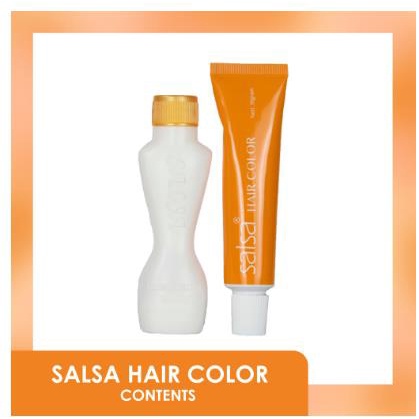 * NCC * SALSA Hair Color Semir Pewarna Rambut Ash Grey Pink Red Golden Coffee Chopper Blonde - Varian A