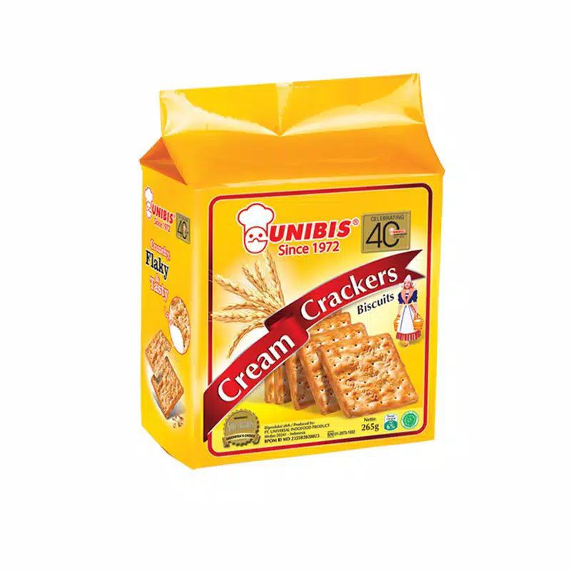 

Unibis Cream Crackers 265 g / ROTI GABIN TAWAR