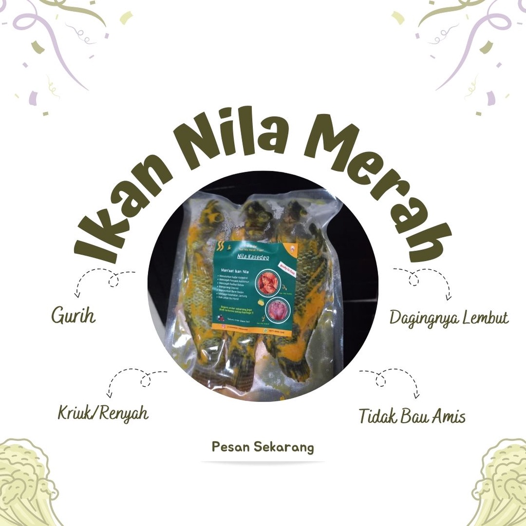 

IKAN NILA MERAH DAN IKAN NILA HITAM SEGAR DAN FRESH (Ready To Cook)