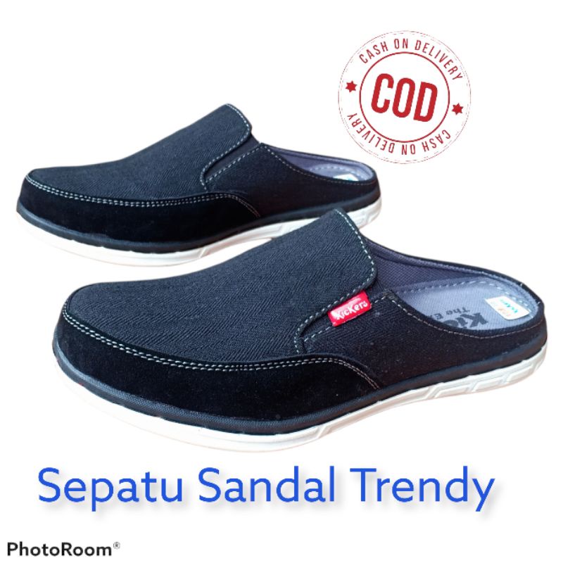 Sepatu Sandal Cowok Sandal Slip On Casual Pria