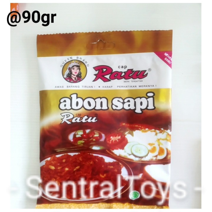 exp Maret 2027 - Abon Sapi cap RATU 90gr Asli  ( HALAL ) Original