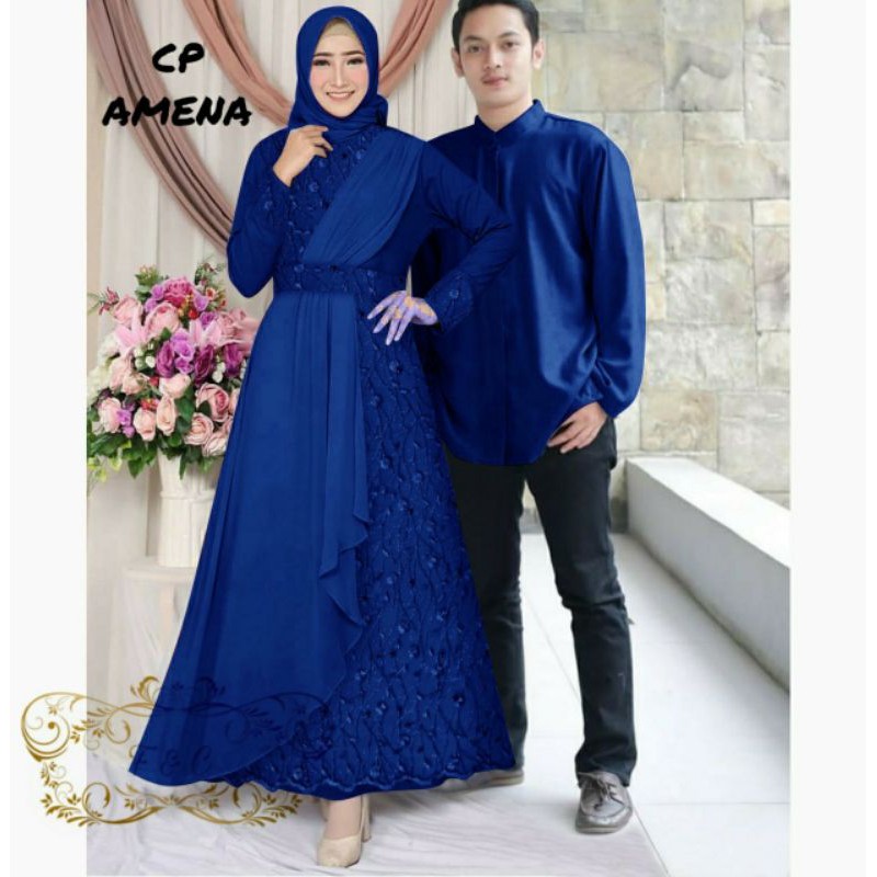 2 UKURAN L XL COUPLE CP AMENA BRUKAT / GAMIS MAXY ZELINE BRUKAT FEHM