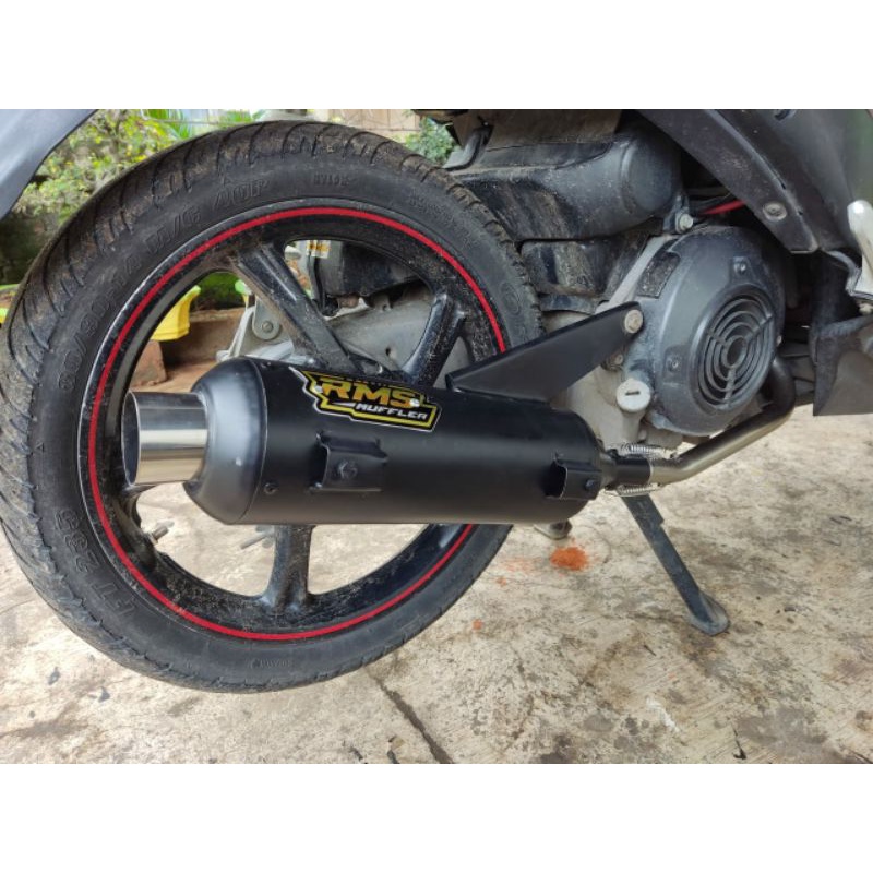 Knalpot Tsukigi RMS Muffler Original pnp mio m3 mio Sporty beat Scoopy vario dll suara full bas