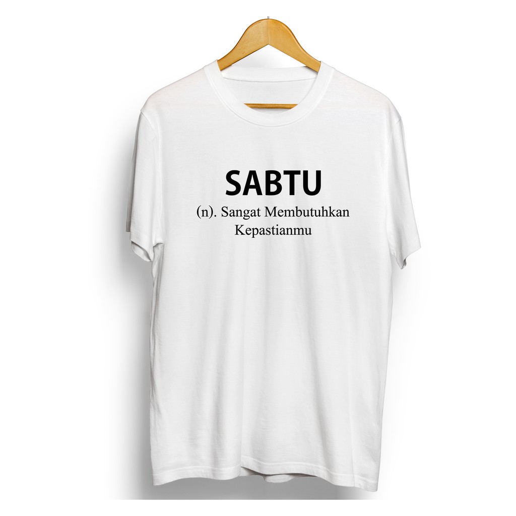 Barutebal Kaos Sabtu Xs S M L Xl Xxl Katun Combed 20s Kaos