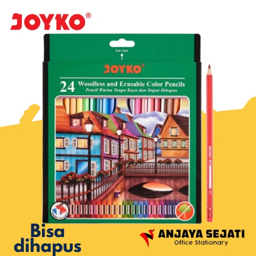 

Pensil Warna Joyko | Pensil Gambar Erasable CP-115