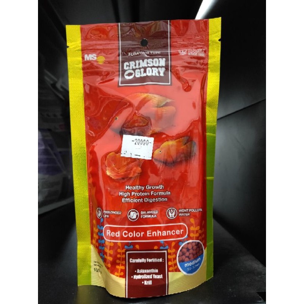 Pakan ikan red color enhancer 100gr