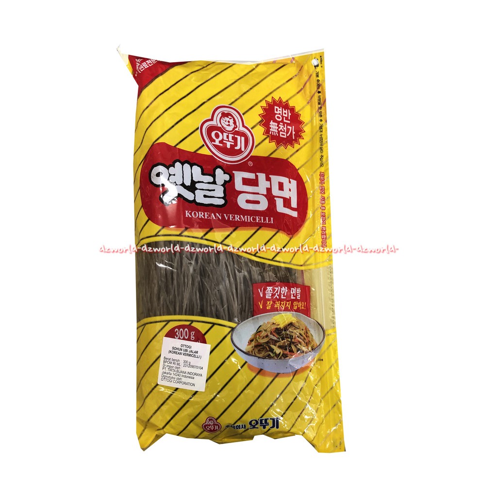 Korean Vermicelli Ottogi Sohun Ubi Jalar 300gr Mie Hitam Mie Instan Vermi celli