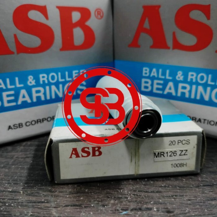 Bearing / Laker / Laher MR 126 ZZ ASB MR126ZZ