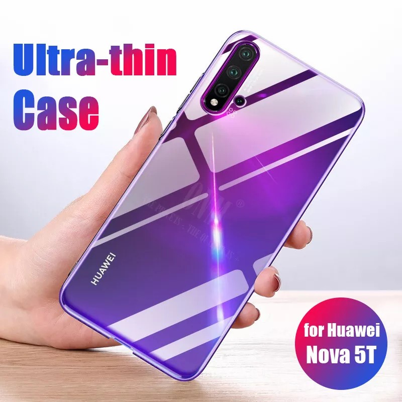 CASE HUAWEI NOVA 5T ULTRATHIN CLEAR GLOSSY TRANSPARANT ORIGINAL PREMIUM