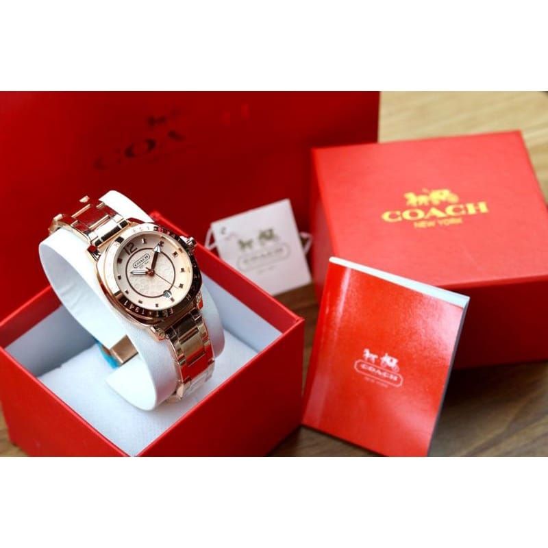 SUPER QUALITY - COACH WANITA JAM TANGAN TERLARIS MATERIAL STAINLISS STEEL WOMEN STYLE BISNIS JAM TANGAN WANITA