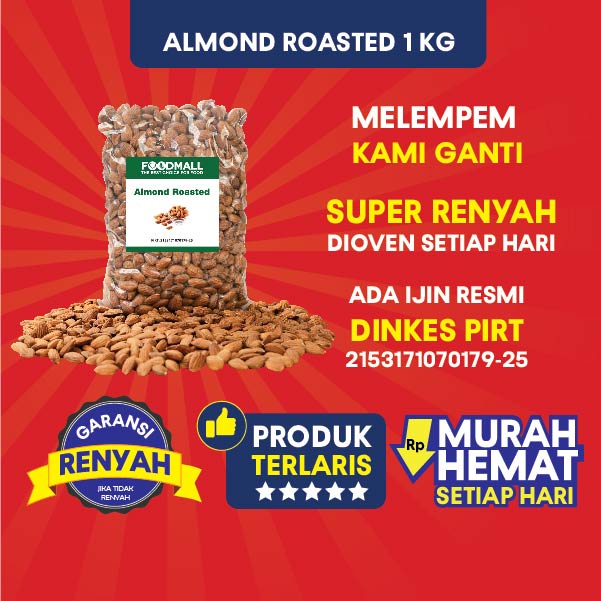 

Almond Roasted SUPER 1 Kg