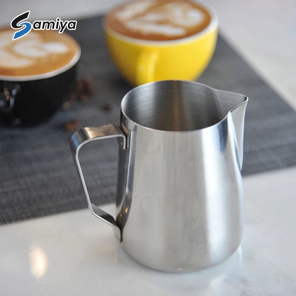 Milk jug stainless steel / latte art / milk frother / pitcher susu 350ml 600ml 1Liter