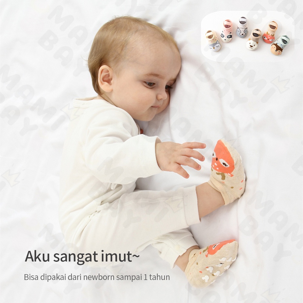 OKEYI Kaos kaki anak cute animals anti slip kaus kaki bayi motif binatang